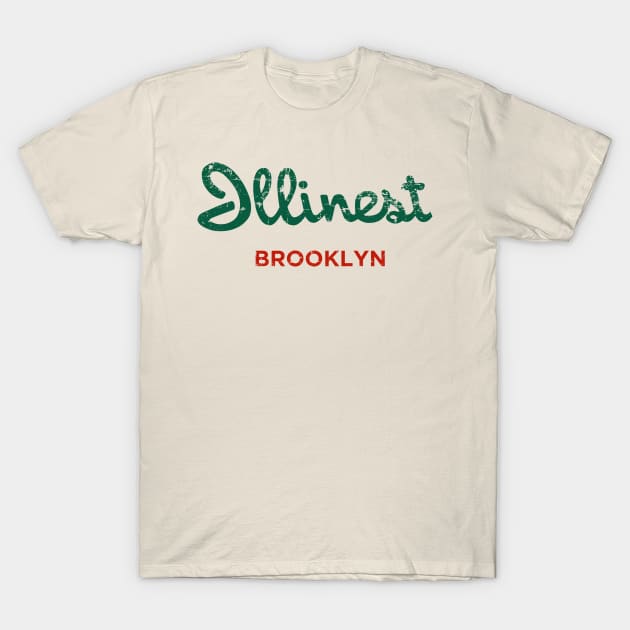 Illinest Holiday Inn Distressed Los Angeles T-Shirt by Fresh Fly Threads